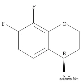 Molecular Structure of 1213550-52-7 ((R)-7,8-difluorochroman-4-amine)